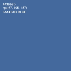 #43699D - Kashmir Blue Color Image